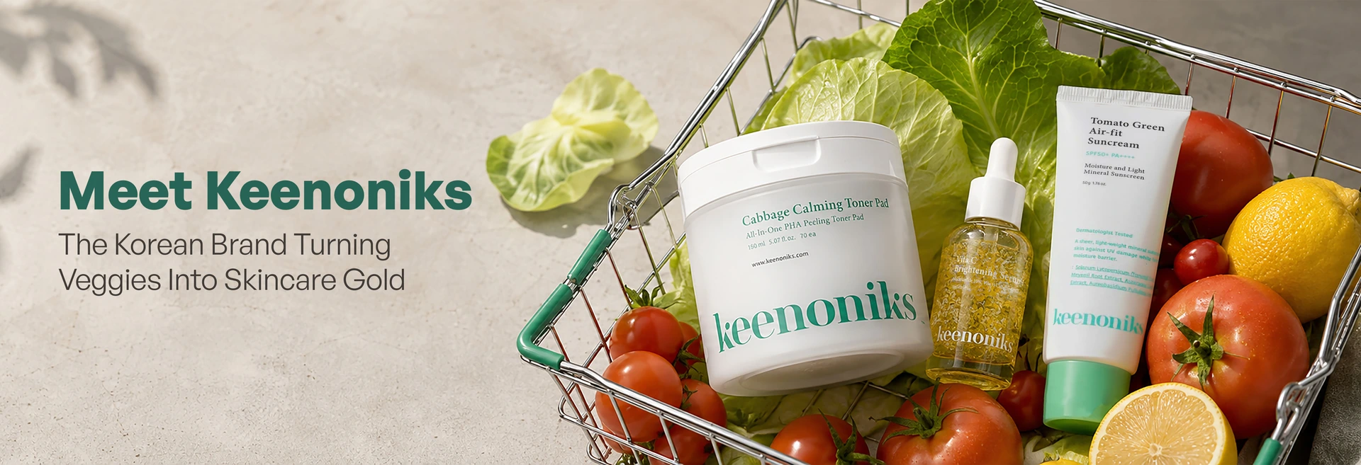 Meet Keenoniks: The Korean Brand Turning Veggies Into Skincare Gold